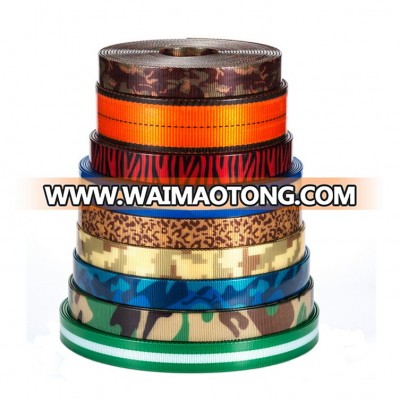 Waterproof Camo TPU Coated Nylon Webbing Polyurethane Webbing