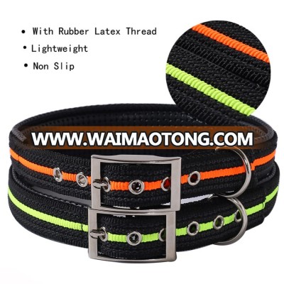 Protective No Slip Nylon Ribbon Dog Training Collar Sublimation