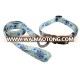 Customized logo polyester light dog collar and leash